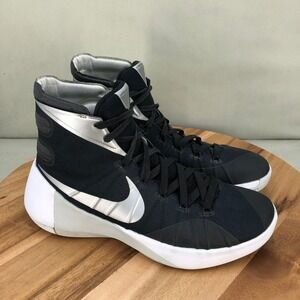 Nike Hyperdunk 2015 Womens Basketball Shoes Black Silver 749885-001 Size 10